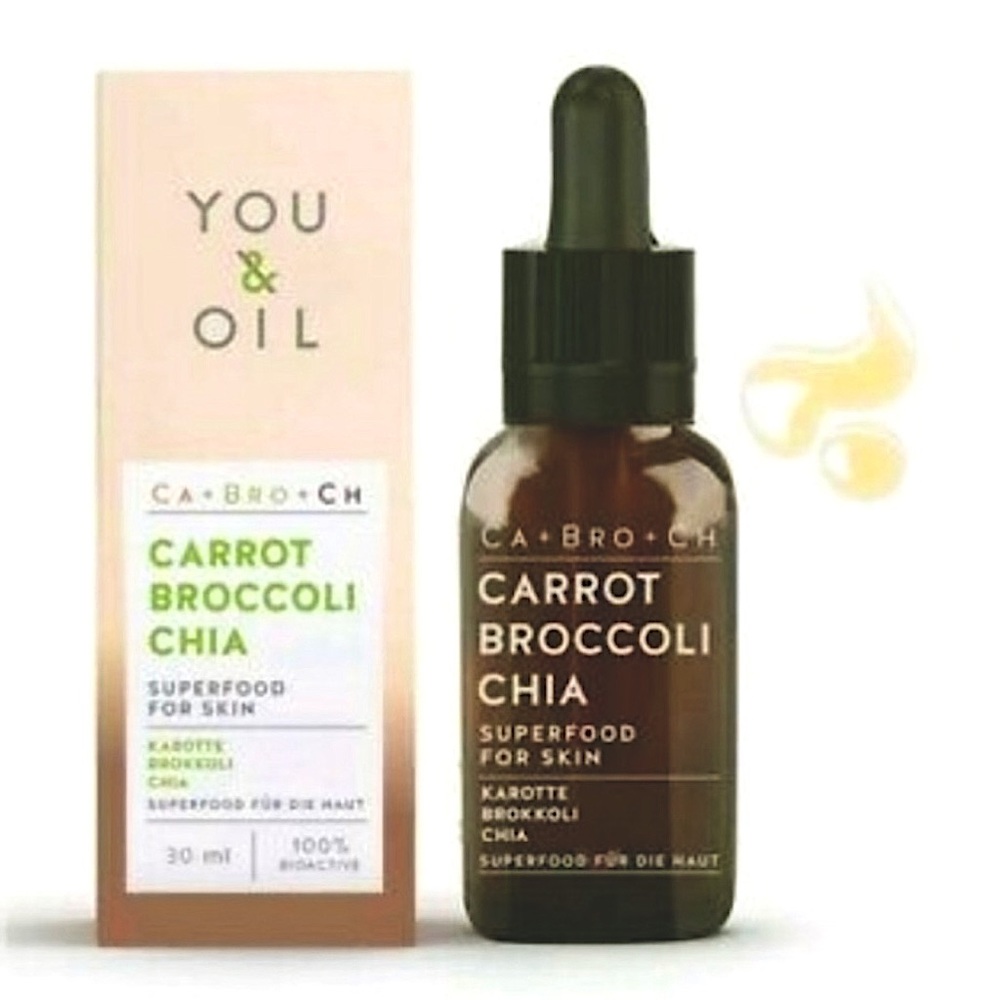 You & Oil Carrot Broccoli Chia SUPER FOOD FOR THE SKIN anti-aging